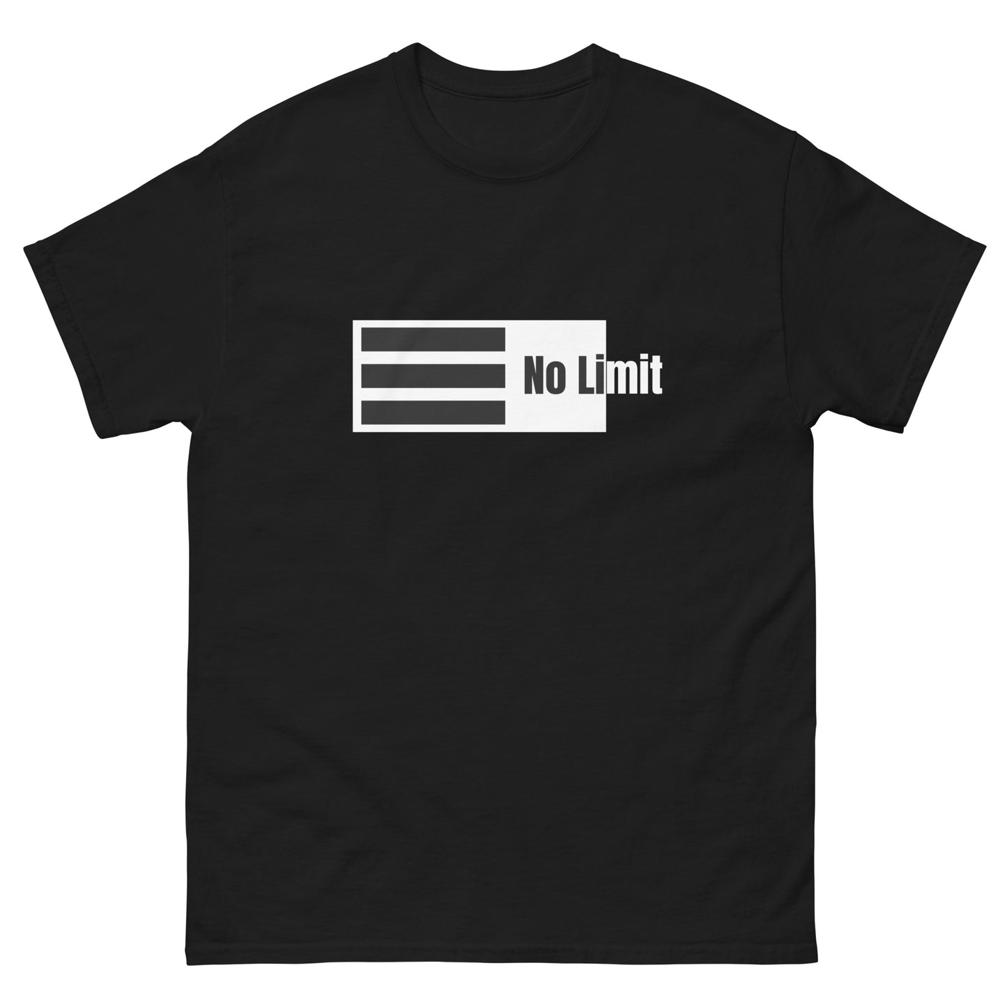 Black "No Limit" tee