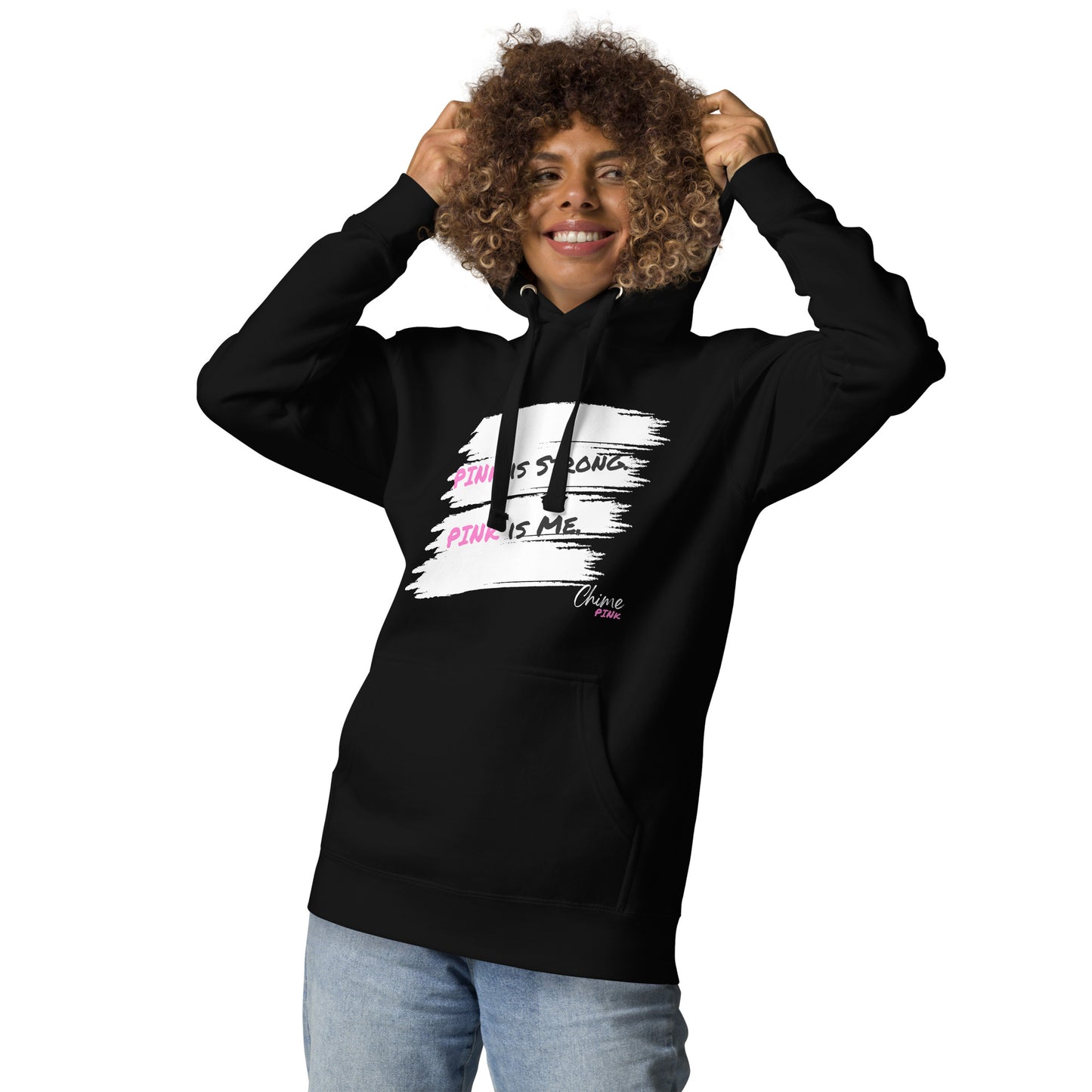 Black "PINk is Strong. PINk is Me." Hoodie