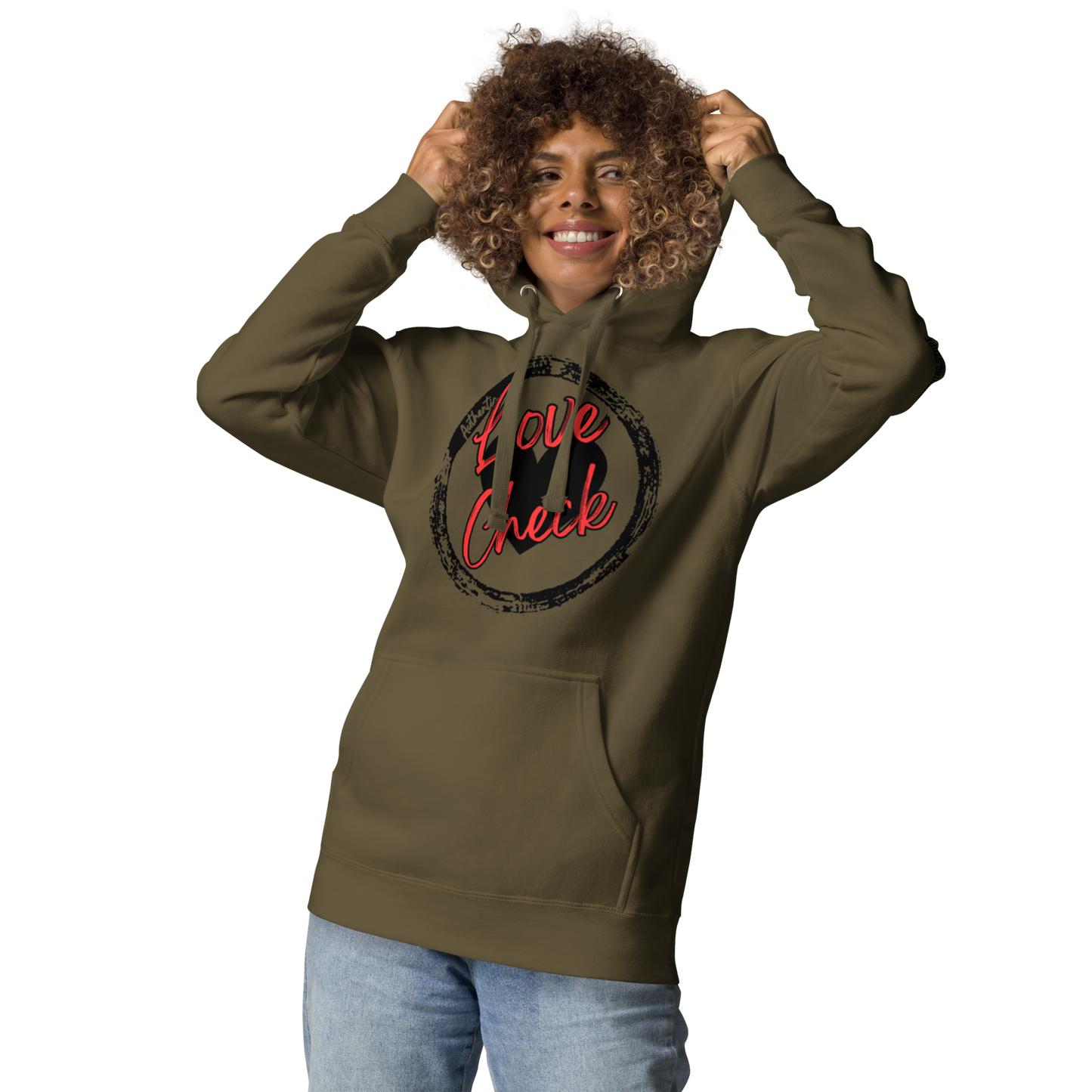 Love Check Hoodie