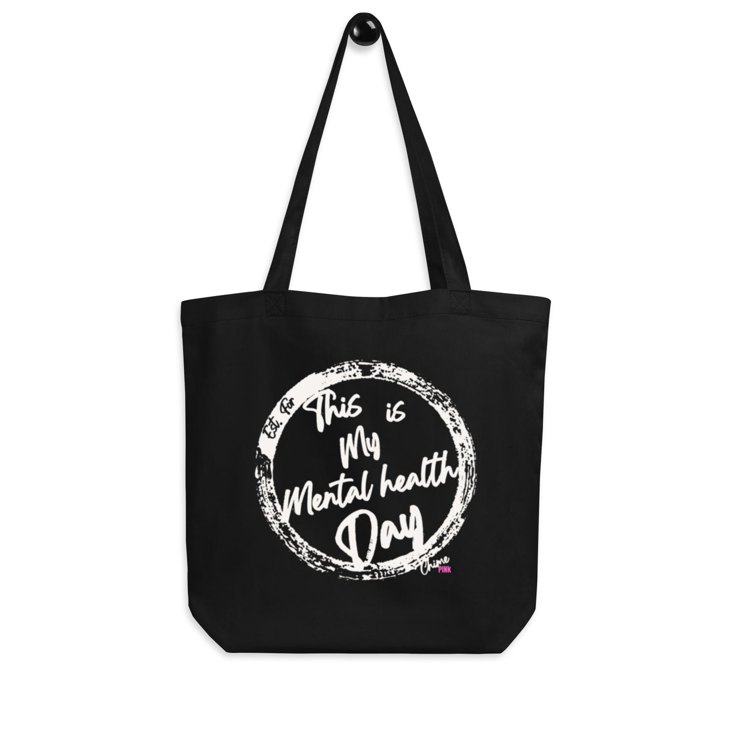 Black "Pull Up" Eco Tote Bag