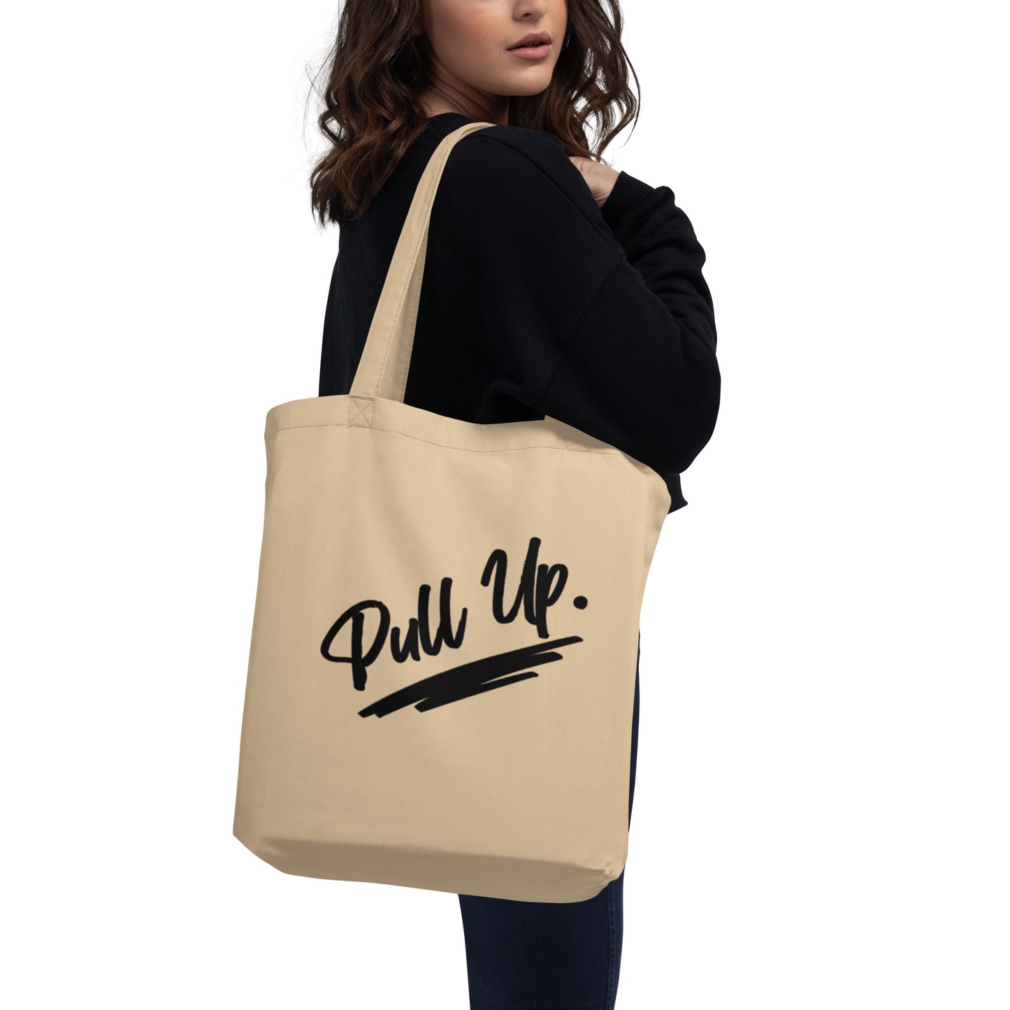 Tan "Pull Up" Tote Bag
