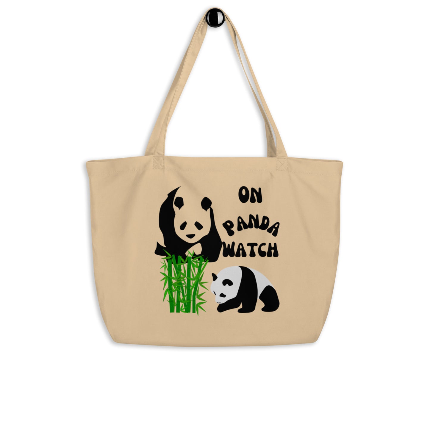 Panda Watch tote bag