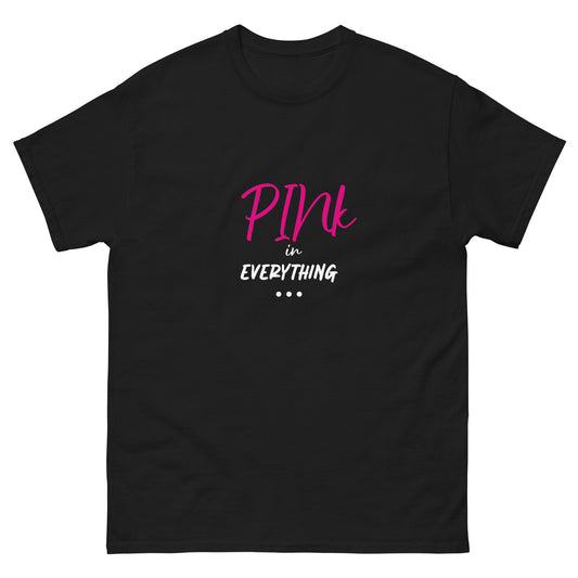 PINk in Everything black classic tee