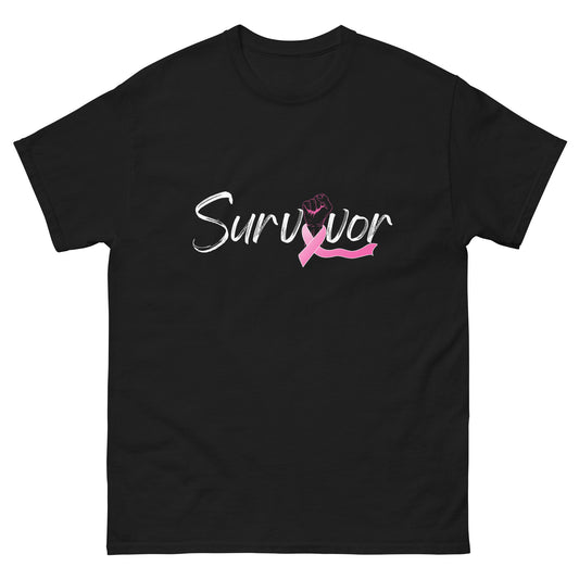 Black "Survivor" Unisex classic tee
