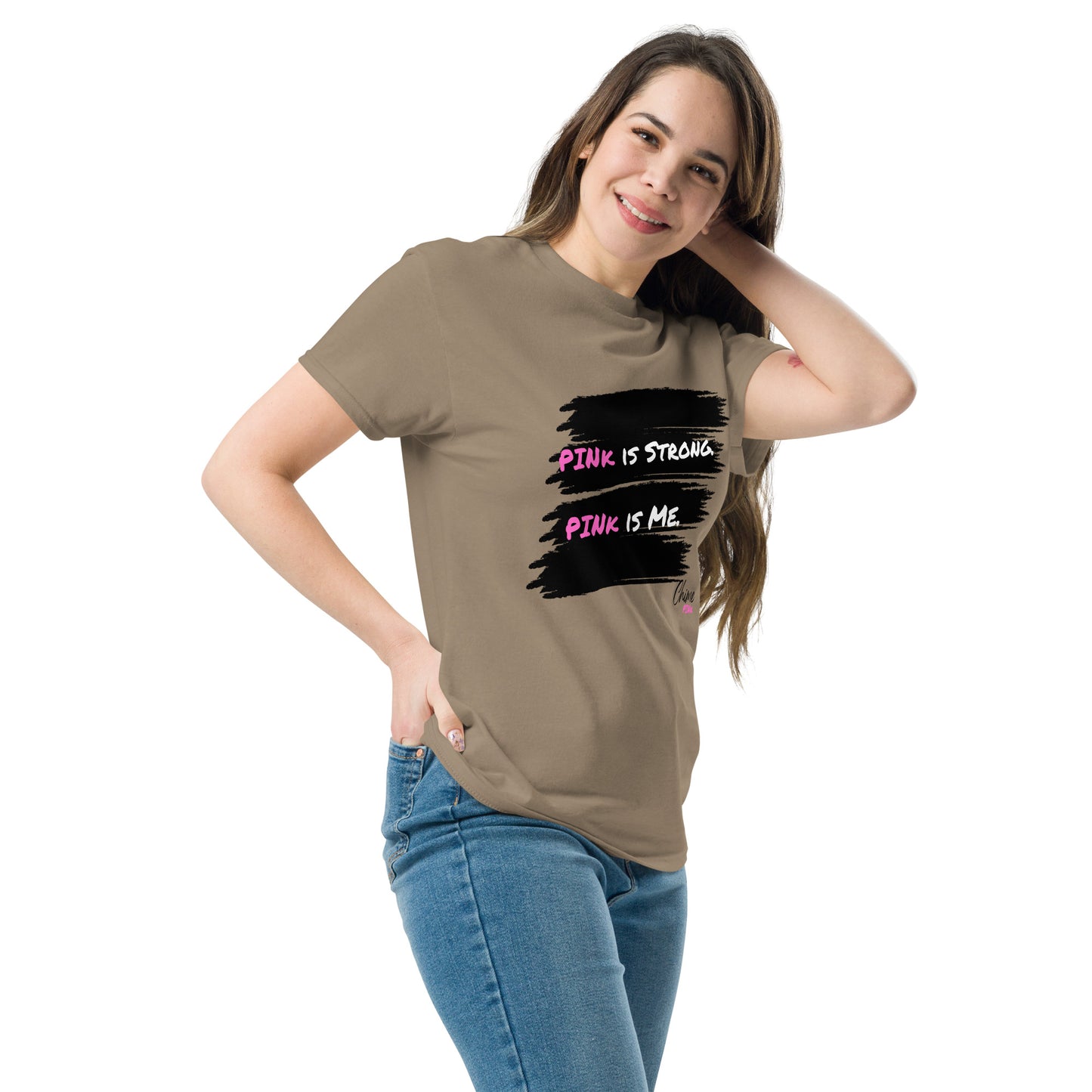 "PINk is strong. PINk is Me." tee