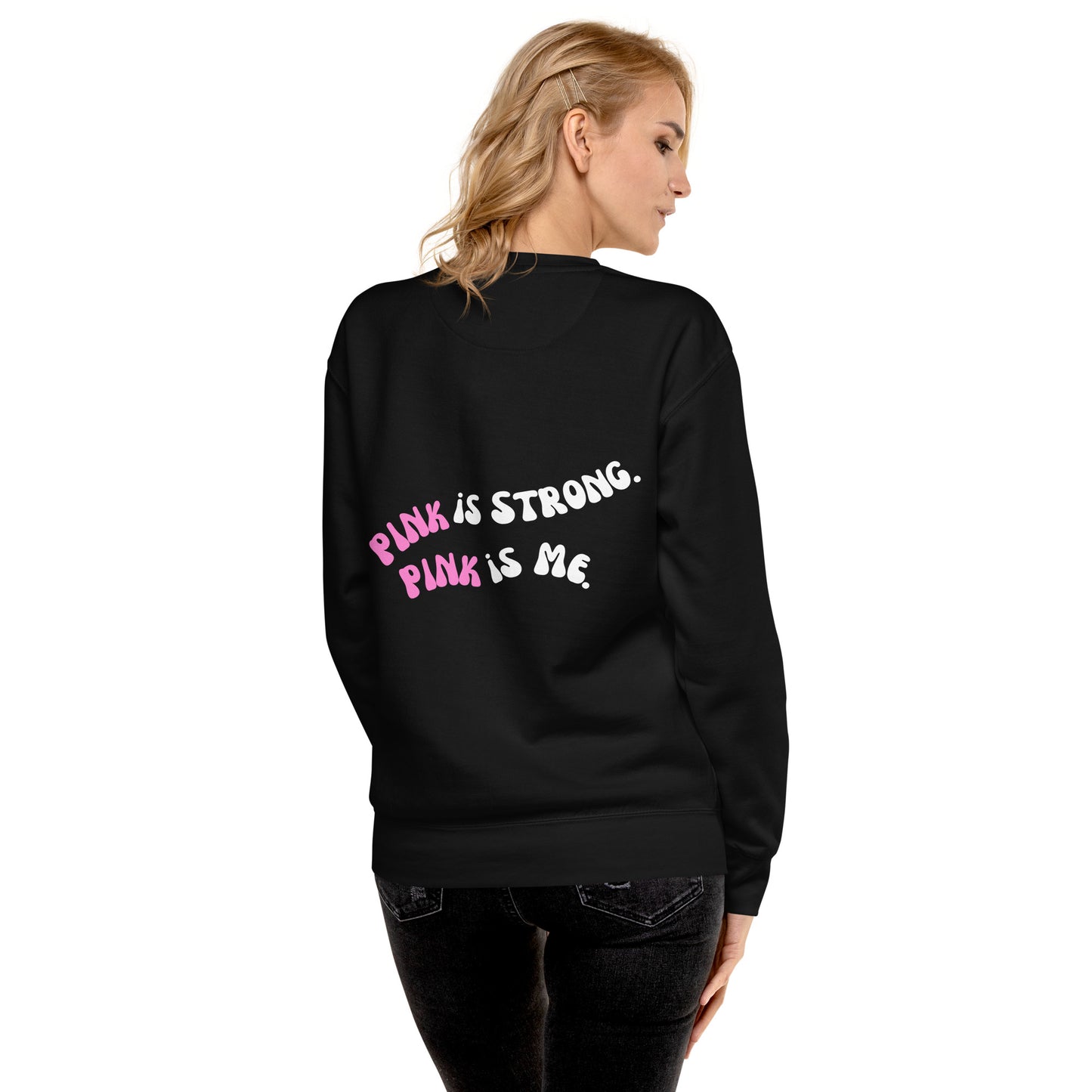 Black "Chime PINk" Sweatshirt