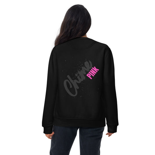 Black "Chime PINk" Sweatshirt