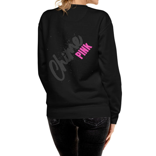 Black "Chime PINk" Sweatshirt