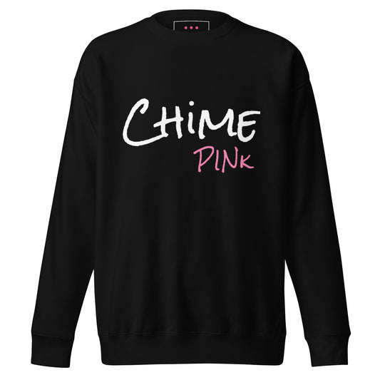 Black "Chime PINk" Sweatshirt