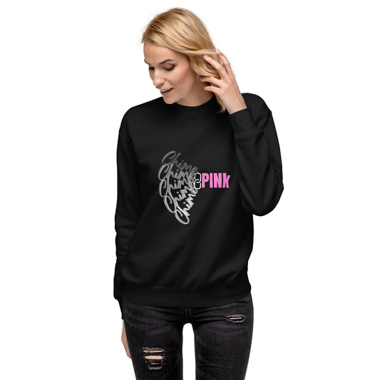 Black "Chime PINk" Sweatshirt