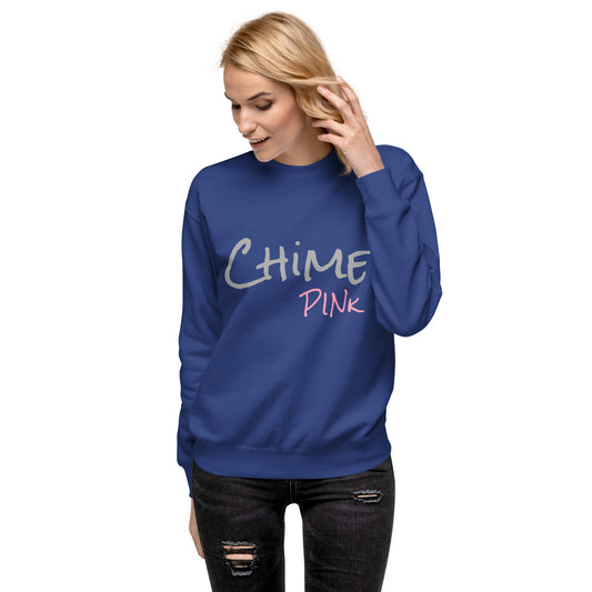 Poppin' blue "Chime PINk "Sweatshirt