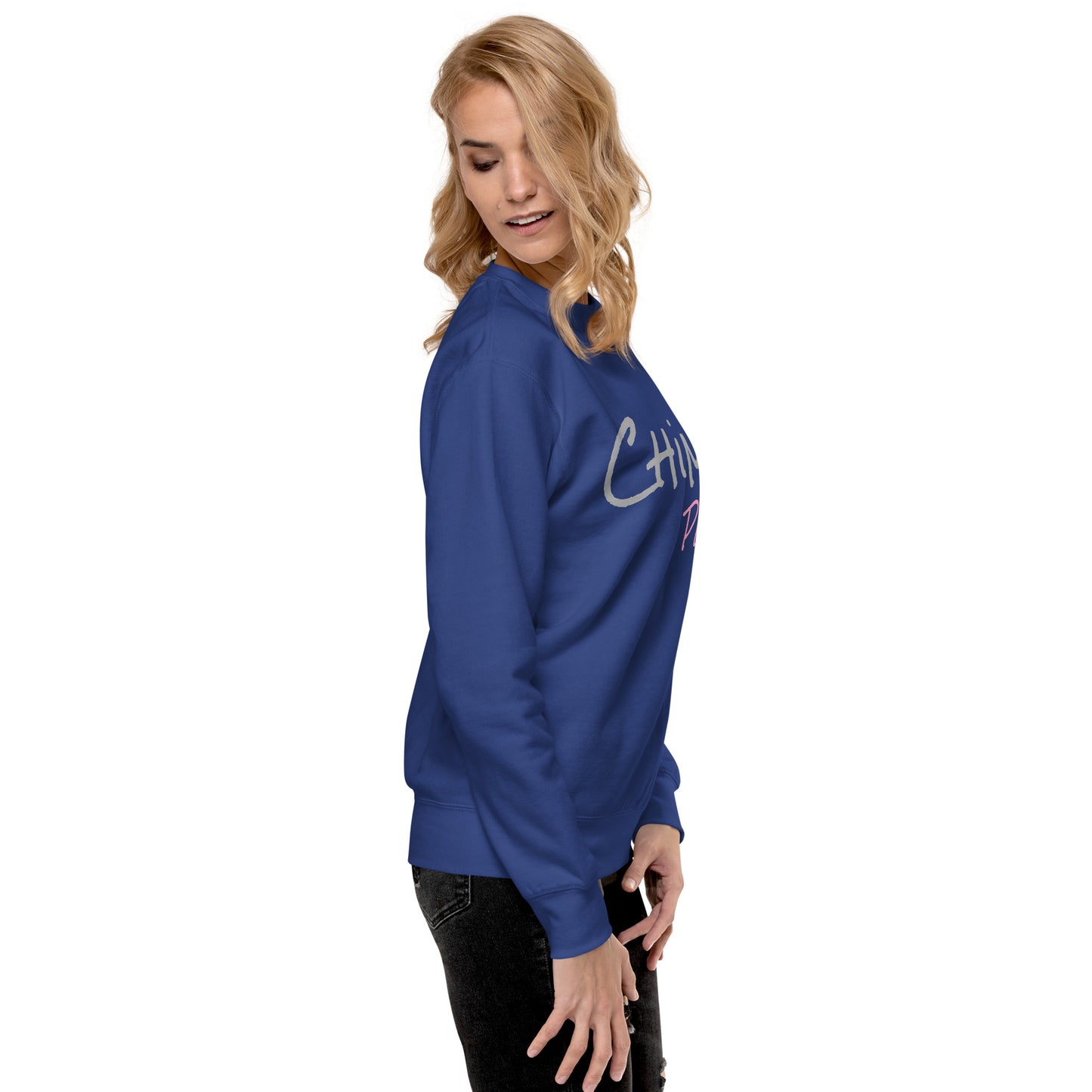 Poppin' blue "Chime PINk "Sweatshirt