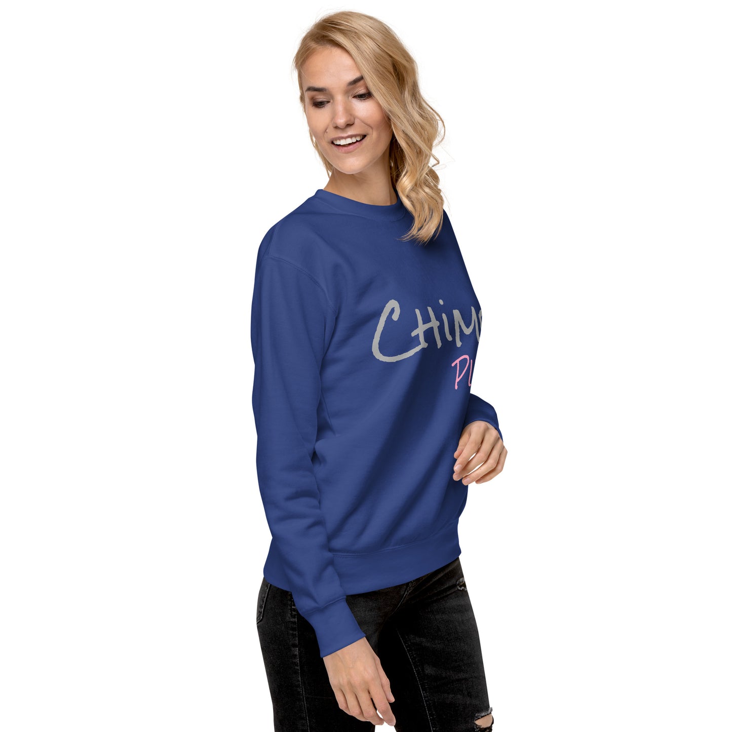 Poppin' blue "Chime PINk "Sweatshirt