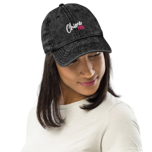 Vintage Denim "Chime PINk" Cap